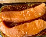 Foto del paso 1 de la receta Salmón en salsa de naranja con puré de patata