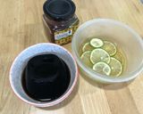 仙草凍佐蜂蜜醃檸檬的食譜步驟3照片