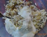 A picture of step 4 of Potato Salad سالاد سیب زمینی.