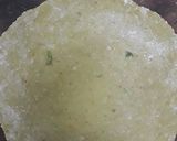 A picture of step 3 of Spinach masala puri.