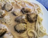 A picture of step 15 of Instant Pot Sweedish Meatballs.