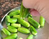A picture of step 1 of Stuffed Tindora.