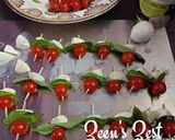 A picture of step 3 of Caprese Salad Bites.