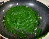A picture of step 4 of Palak paneer pulao.