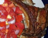 A picture of step 4 of Pan fried pork chops.