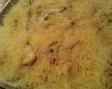 Foto del paso 8 de la receta: Pasta gratinada con pollo, puerro y jamón