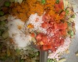 A picture of step 6 of Matar Poha.