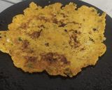 A picture of step 2 of Methi makki ki roti.
