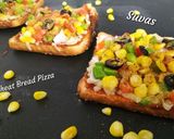 A picture of step 4 of Wheat Bread Pizza on tava.