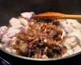 Pulykamellfilé Stroganoff módra recept fázis 2 fotója