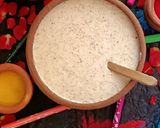 A picture of step 2 of Rose Thandai.
