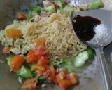 Foto langkah ke 3 dari resep Tumis oyong mie saus tiram.