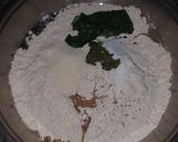 A picture of step 4 of Indori Palak poori.