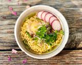 Hình bước làm 3 của món Mì Gói Nấu Trứng