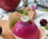 Foto langkah ke 4 dari resep Buah Naga Longan PUDDING.