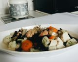 Foto langkah ke 3 dari resep Sup Udang Jamur Kuping.