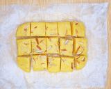 A picture of step 8 of Coconut Burfi.