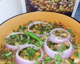 A picture of step 6 of Chana Chaat.
