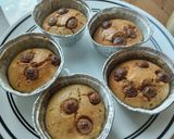 Foto del paso 6 de la receta: Mini ponquecitos🧁 de fruta🍌🍊🍎 y chocolate🍫