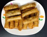 Hình bước làm 4 của món Bún nem rán - random