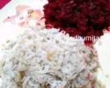 A picture of step 1 of Beetroot Sweet potato Ladoos.