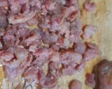 Foto del paso 2 de la receta: Tacos de chorizos de cerdo al vino, nueces, roquefort y morrones