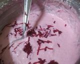 A picture of step 3 of Beetroot fruity idli.