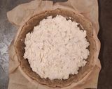 Foto del passaggio 12 della ricetta Torta salata di farina di ceci e grano saraceno con gorgonzola e cavolo cappuccio rosso