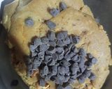 A picture of step 4 of Peanut butter choco chips cookies.