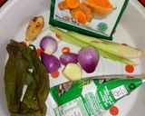 Foto langkah ke 2 dari resep Daun singkong Kuah Santan Kuning 🍴.
