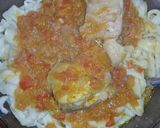 Foto del paso 6 de la receta: Salsa de pollo con fideos caseros