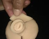 A picture of step 3 of Gulab Pitha (Bengali Sweet).