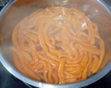 Hình bước làm 10 của món Bánh Canh Gấc Bò Viên