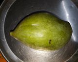 A picture of step 1 of Raw Mango Pickle.