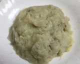 A picture of step 2 of Egg Stuffed Raw Jackfruit Tikki.