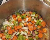 A picture of step 3 of Golden Split Pea Soup.