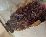Foto del paso 2 de la receta: Mezcla en frasco para hacer galletitas de harina de avena con cacao y nueces 🍪 Cookie mix in a jar 🍪