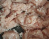A picture of step 1 of Chicken mince filling.