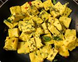 A picture of step 4 of Moringa Khandvi Bites.