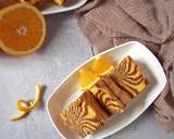 Cara Membuat 032 Orange Chocolate Marble Sponge Cake 8