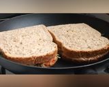 A picture of step 4 of Tomato and Spinach Toast.