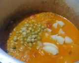 A picture of step 3 of Green Peas and Potato Kurma.