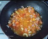 A picture of step 4 of Maharashtrian Veg Kolhapuri (Mix Vegetable Curry).