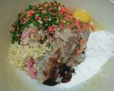 Foto langkah ke 3 dari resep (46) Siomay daging B2 (bisa diganti daging ayam bagian paha).