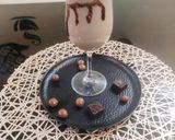 A picture of step 5 of Chocolate Payesh kheer.