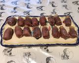 Une image de l'étape 7 de Pruneaux au jambon cru et mozzarella di buffala.