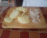 Foto del paso 1 de la receta: Pastel azteca de atún con un toque fancy (pero sale barato) deli