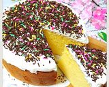 Foto langkah ke 12 dari resep Simple cake 4 telur.