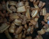 Hình bước làm 2 của món Cà tím bung