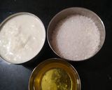 A picture of step 2 of Papaya Halwa.